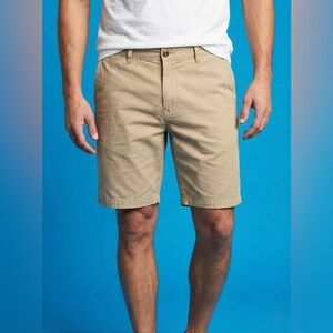 Primark Men's Beige Flat Front Shorts
